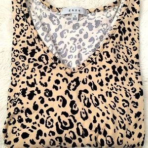 long sleeve cheetah top